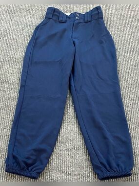 Alleson Athletic Girls Size XS Navy Athletic Blue Softball Pants